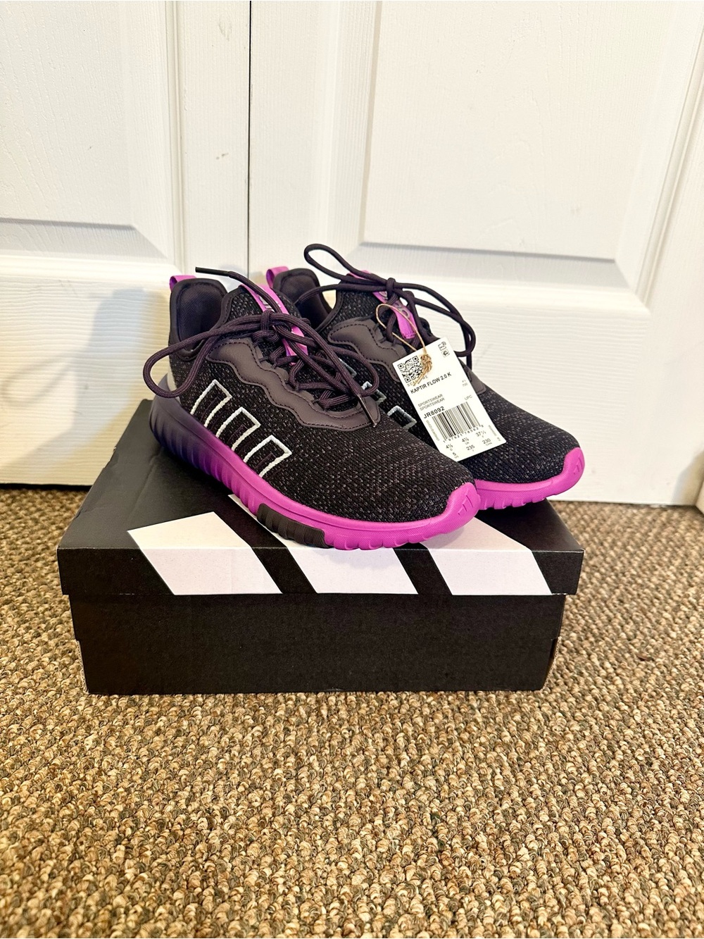 Adidas Kaptir Flow 2.0 Youth 5 Womens 6.5 Athletic Sneakers